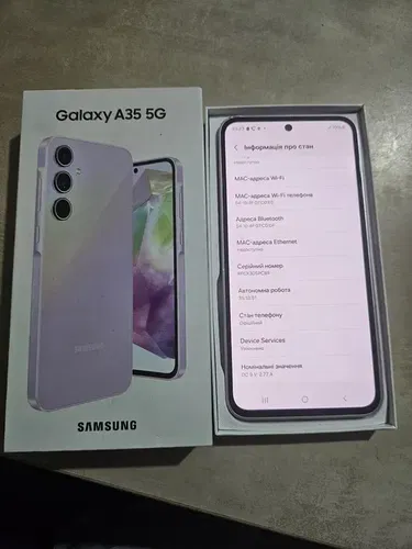 Samsung a35 розовий розпакований
