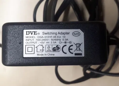 Адаптер блок питания DVE DSA-0131F-05