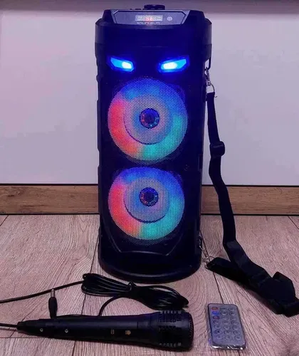 GRUNHELM GW 4239 BM Bluetooth колонка Караоке з мікрофоном, Пульт FM