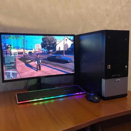 Системный блок 16 ОЗУ Стационарный компьютер GTX 750 Игровой ПК 6 ядер