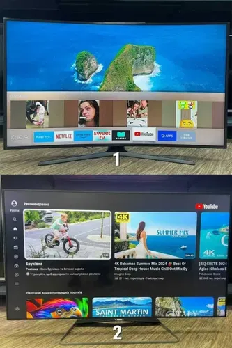 Телевізор SAMSUNG 55" Дюймів QLED FullHD SmartTV Wi-Fi 3D