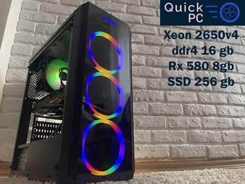 Intel Xeon 2650 v4, RX 580 8gb ІГРОВИЙ ПК игровой компьютер