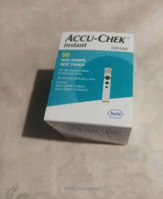 Тест полоски для глюкометра Accu-Chek Inatant - btw.shopping