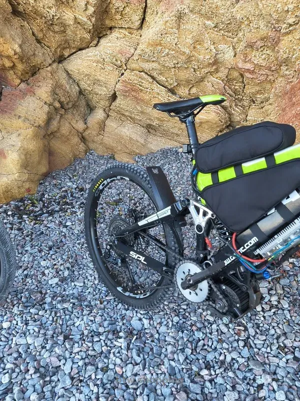 Електровелосипед 72V / QS 90 / до 90 км/год, кастомна збірка - btw.shopping