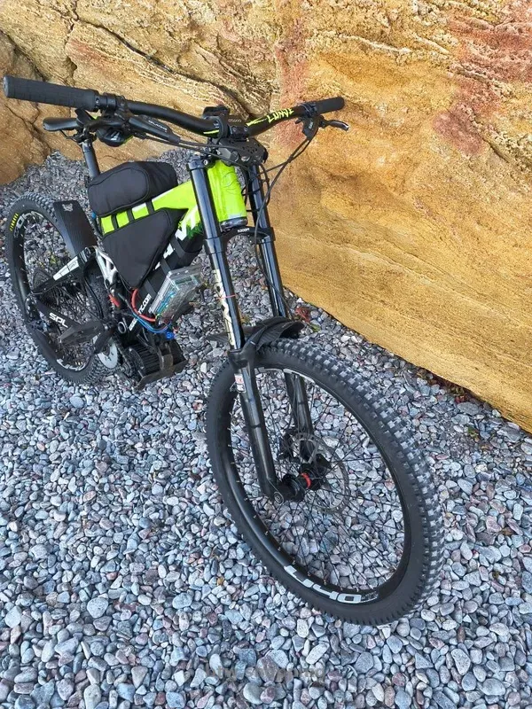 Електровелосипед 72V / QS 90 / до 90 км/год, кастомна збірка - btw.shopping