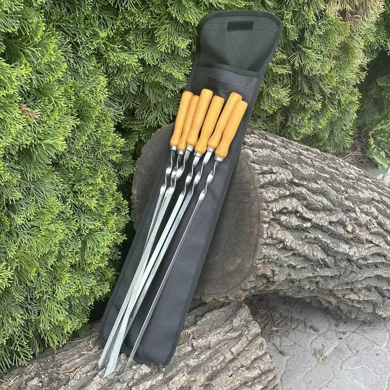 Мангал-валіза складаний на 6 шампурів , компактний - btw.shopping