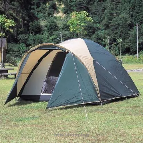 Четырёхместная двухслойная палатка с большим тамбуром