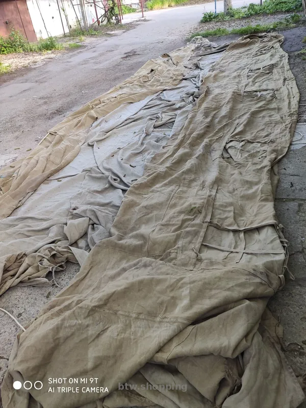 Велика туристична палатка 10×6,5 м (б/в, хороший стан) - btw.shopping