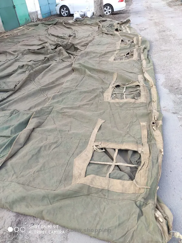 Велика туристична палатка 10×6,5 м (б/в, хороший стан) - btw.shopping