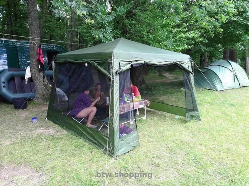 Шатер тент-беседка 320×320×245 см усиленный