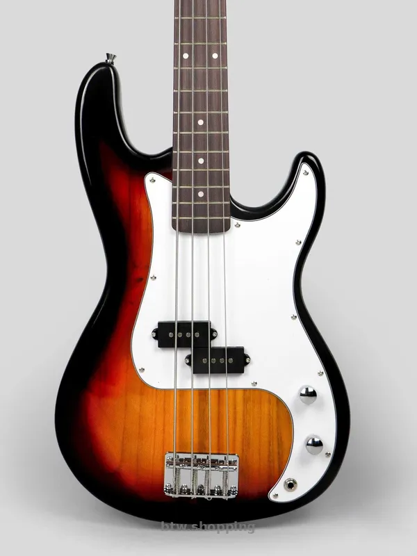 Бас-гітара Deviser L-B1-4 BK + кабель 3 м - btw.shopping