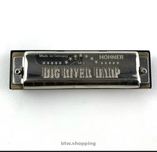 Винтажная губная гармошка Hohner в хорошем состоянии