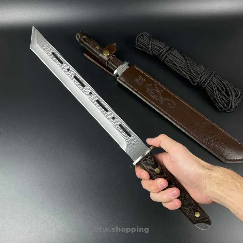 Ніж із сталі 65Х13, довжина 45 см - btw.shopping