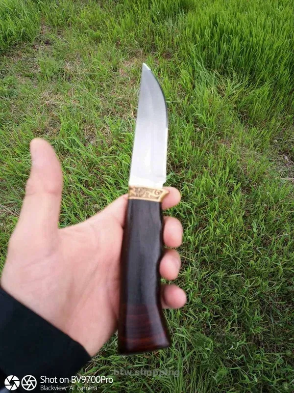 Ніж ручної роботи «Кабан» 95Х18, мисливський - btw.shopping