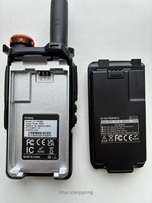 Новая радиостанция Quansheng UV-K5 (K6), полный комплект - btw.shopping