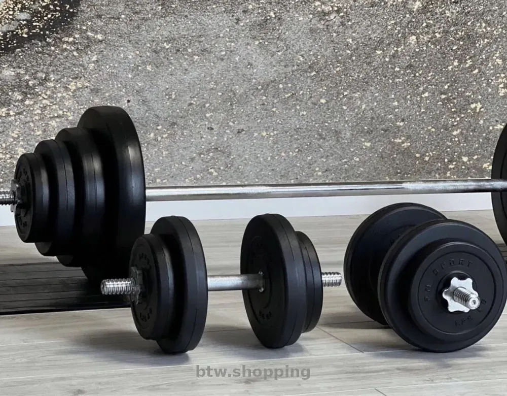 Розбірні гантелі та штанги для дому і залу - btw.shopping