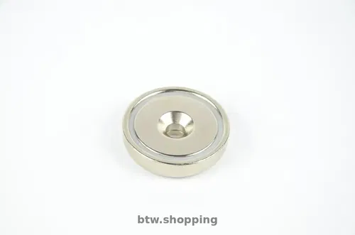 Магніт неодимовий в металічному копусі під потай А48