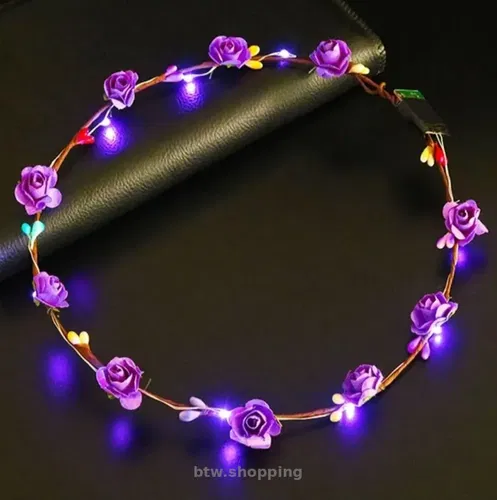 Обруч гірлянда на голову