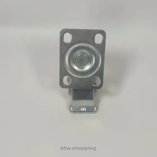 Помаранчеве колесо поворотне на підшипниках з блокуванням