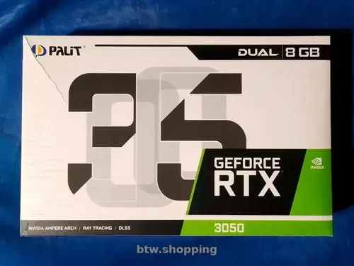 Нова відеокарта Palit RTX 3050 Dual 8GB GDDR6 128bit