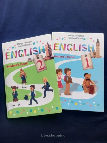 ENGLISH 1, 2 - Student's book + Workbook Оригінал ГДЗ