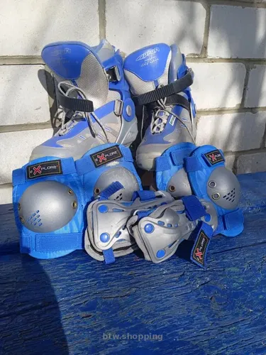 роликовые коньки с защитой