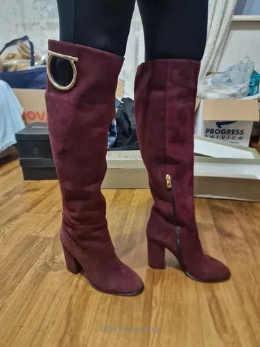 Продам сапоги женские замш р.40