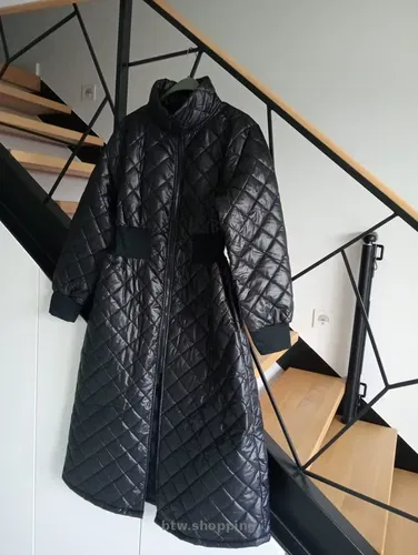 Зимнее стеганое пальто