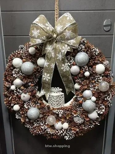 Різдвяний вінок / Віночок на двері /Новорічний вінок