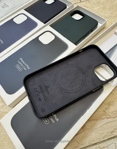 iPhone 14 Plus Та iPhone 14  Шкіряних з MagSafe з Мікофірбою