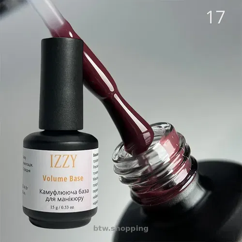 Міцність та Об'єм: Камуфлююча База Izzy Volume Base #017 (15мл)