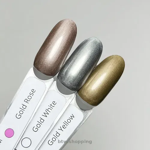 Ефект Рідкого Металу: Золота Гель-фарба Izzy Gold Yellow