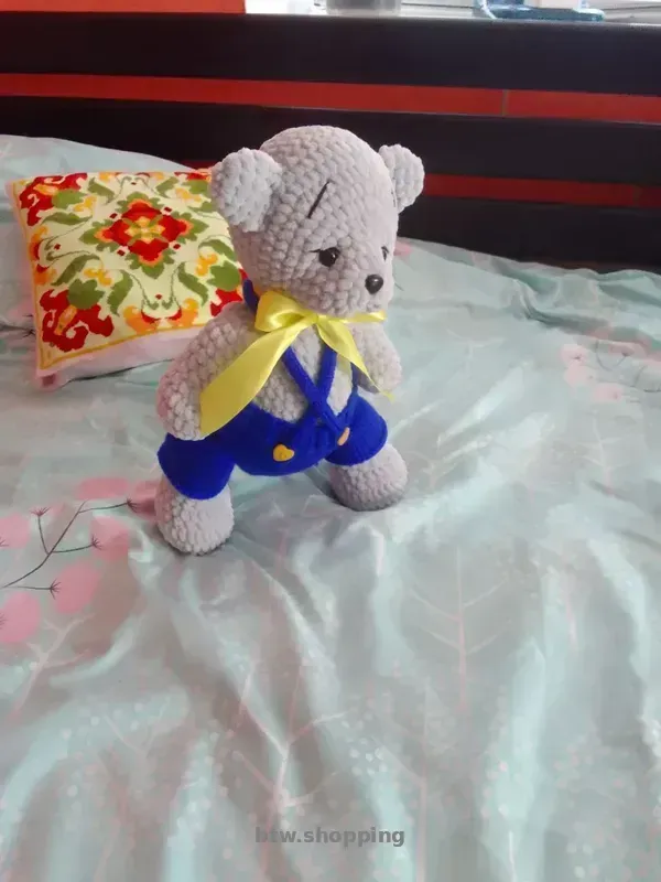 Плюшевий Мішка виготовлений власноруч - btw.shopping