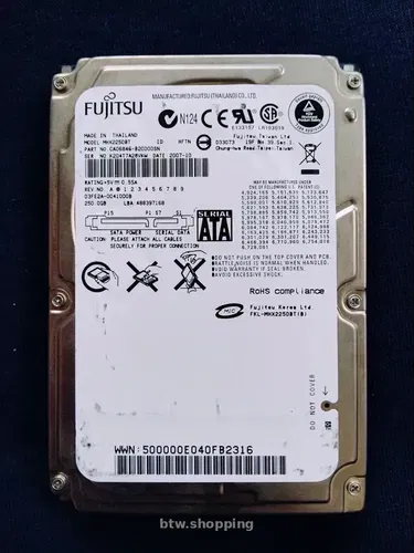 Жорсткий диск FUJITSU 2,5”(SATA) 250 Гб