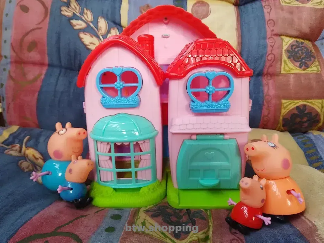 Ігровий набір Свинки Пеппи - будиночок з фігурками + ПОДАРУНКИ - btw.shopping