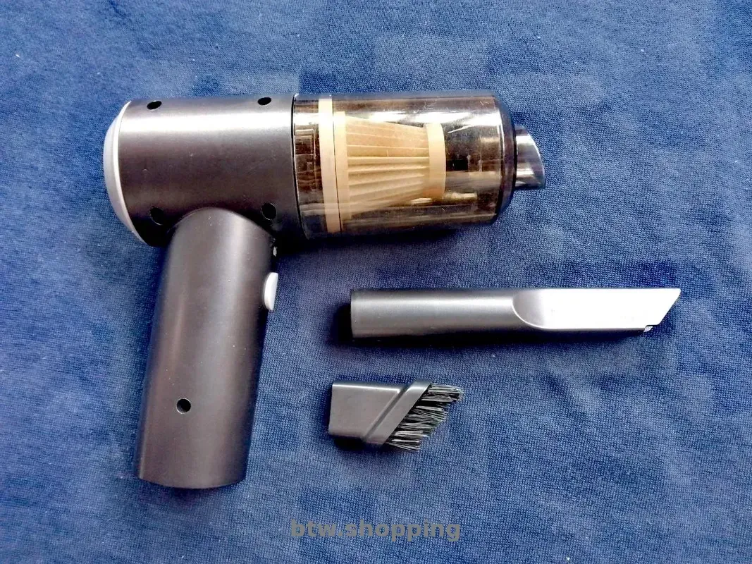 Автомобільний портативний бездротовий пилосос 2 in 1 Vacuum cleaner - btw.shopping