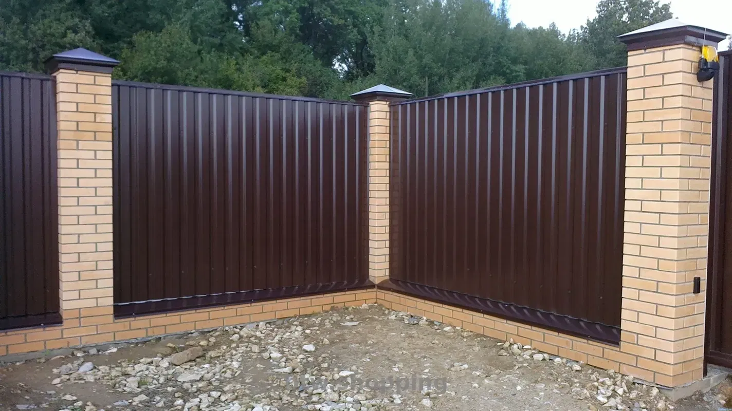 Профнастил для парканів огорож заборів - btw.shopping