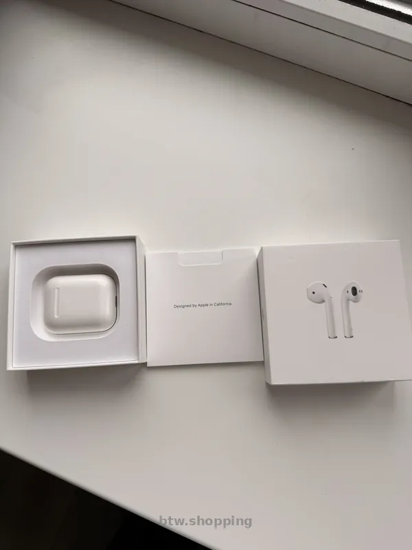 Б/в навушники apple AirPods 2 - btw.shopping