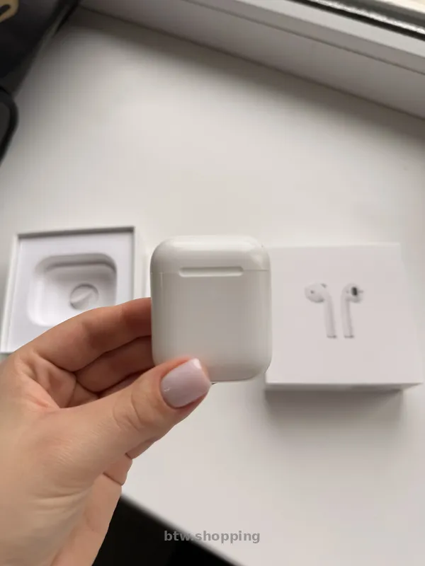 Б/в навушники apple AirPods 2 - btw.shopping