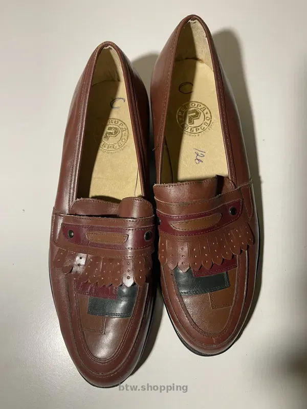 Вінтажні лофери (мокасини) радянського виробництва, Розмір 43 - btw.shopping