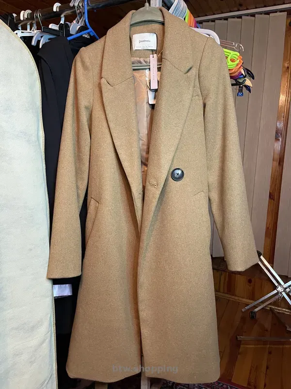 Пальто нове коричневе від stradivarius розмір: xs, - btw.shopping