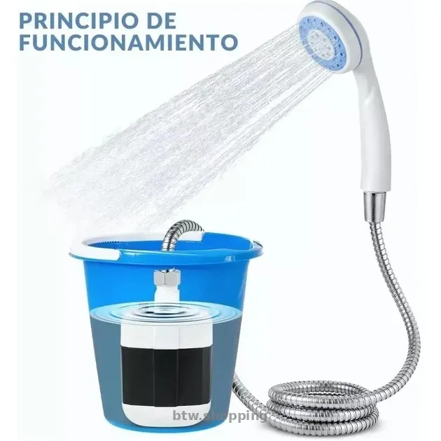 Портативний кемпінговий душ з акумулятором USB (Travel Shower) - btw.shopping