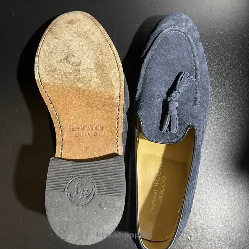 Лоферы синие замша 41 р - btw.shopping