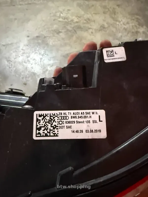 Левые задние фонари в сборе Audi s5 b9 2019 USA - btw.shopping