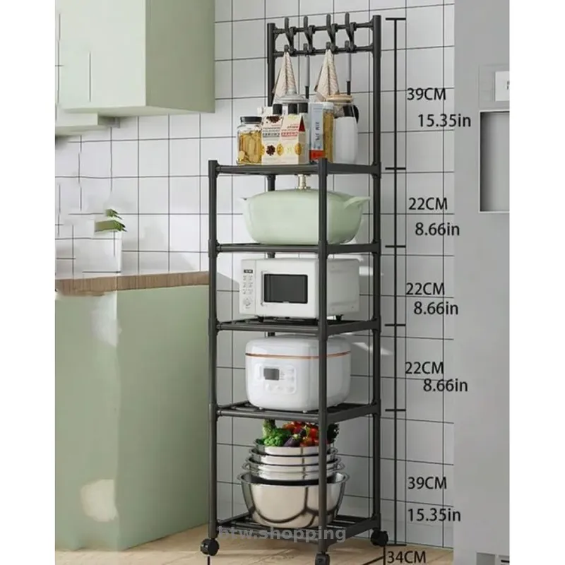 Кухонная полка-стеллаж YH-6620-5 для хранения и порядка - btw.shopping