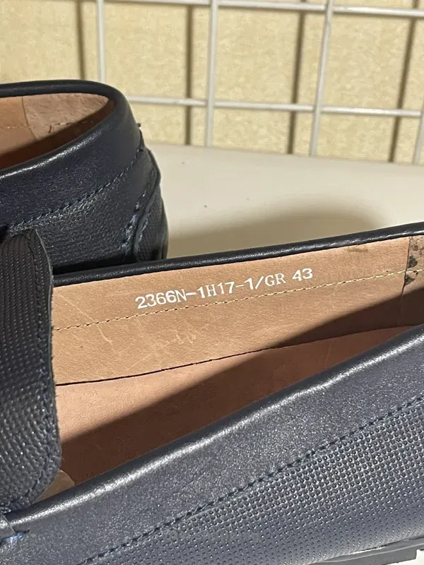 мужские кожаные лоферы,мокасины темно-синие бренда Grado. - btw.shopping