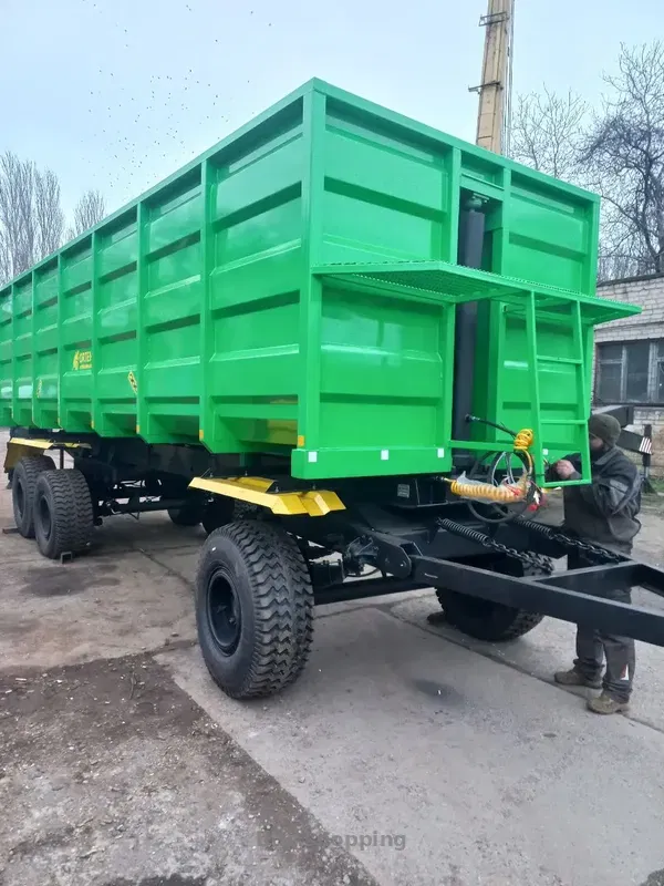 Причіп трьохвісний 3ПТС-20 Самоскидний Тракторний Зерновоз - btw.shopping
