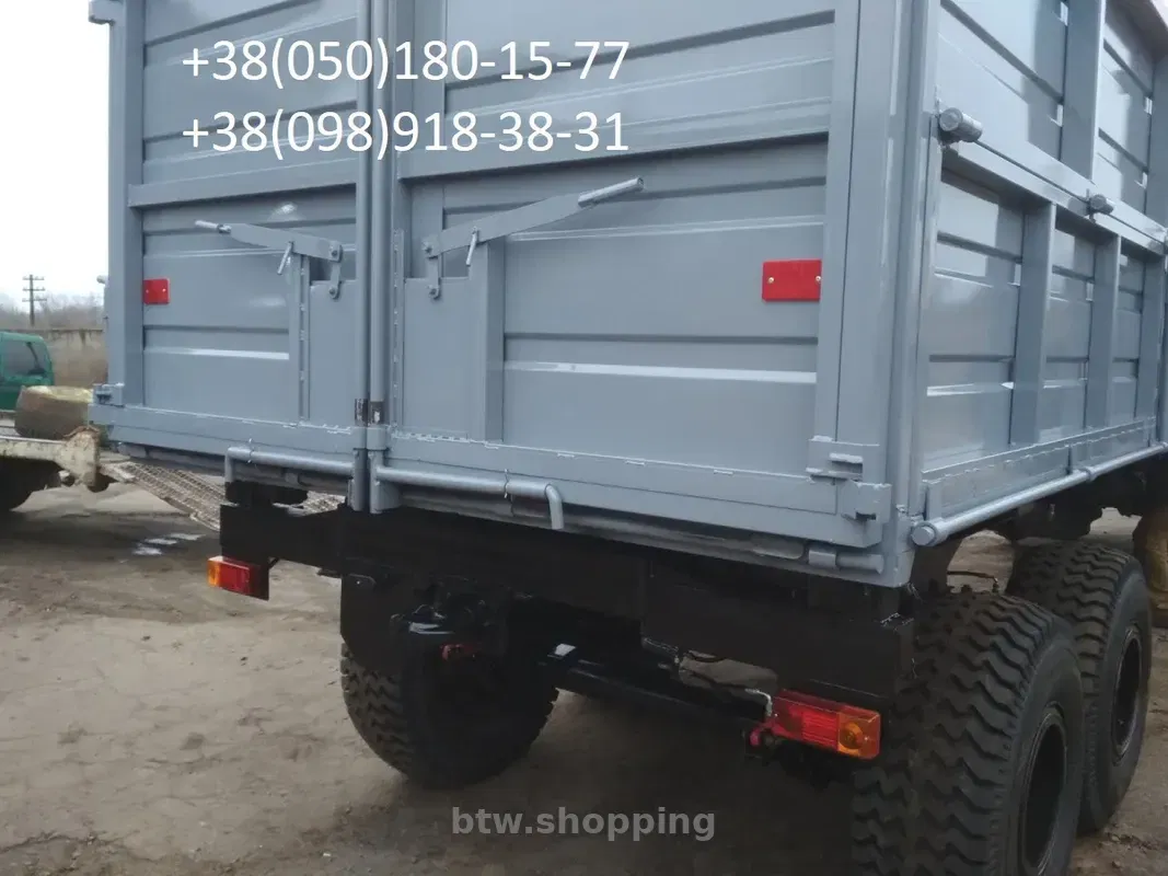 Причіп тракторний НТС -12 з гідравлічним стоянковим гальмом. - btw.shopping