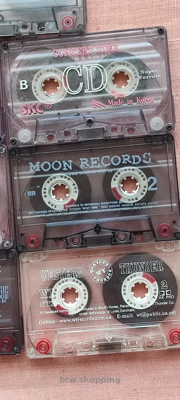 Архив меломана: 11 кассет (Moon Records, Высоцкий, Радио Весна) - btw.shopping