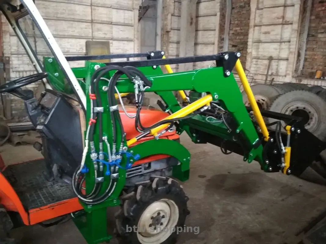 Мінінавантажувач КУН джойстик. Навантажувач на мінітрактор. - btw.shopping